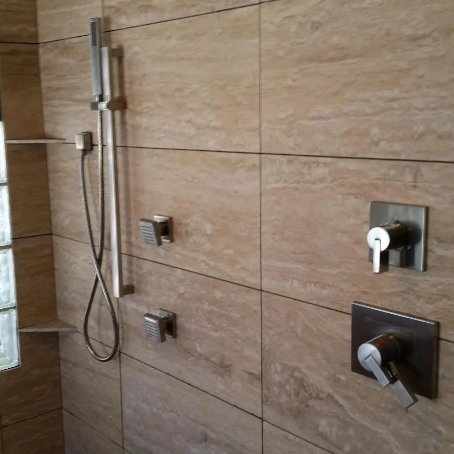 Shower fixture installation for Gas Line Repair in Harwich